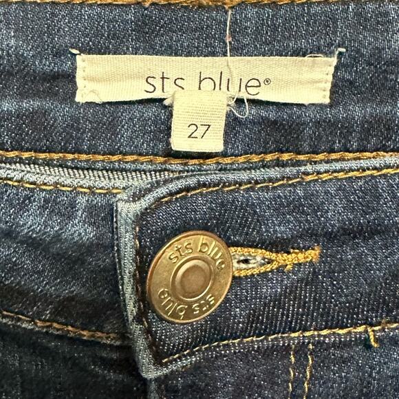 STS BLUE Jeans Womens Size 27 Blue Darren Mid Rise - Picture 5 of 7
